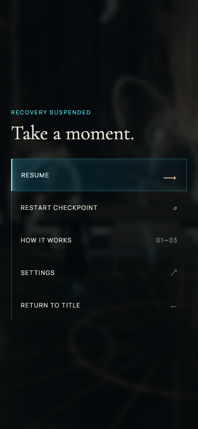 mobile pause